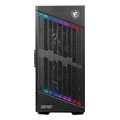 case msi mpg velox 100p airflow mid tower gaming 3x 120mm 120mm argb fan black extra photo 1