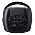 lenco btc 060bk systima karaoke me bluetooth asyrmato mikrofono kai fotismo led extra photo 3