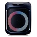 lenco pa 101bk party speaker 100w me bluetooth asyrmato mikrofono kai fotismo led extra photo 1