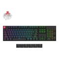 keychron k10 v2 k10x b1 qmk bt wired mechanical keyboard red switch rgb 100 us layout extra photo 1