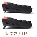 keychron k10 v2 k10x b3 qmk bt wired mechanical keyboard brown switch rgb 100 us layout extra photo 4