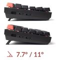 keychron k8 v2 k8x c3 qmk bt wired mechanical keyboard brown switch rgb 80 us lay aluminum frame extra photo 4