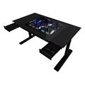 lian li dk07x motorised standing desk station e atx x2 single or dual e atx pc desk extra photo 2