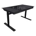 lian li dk07x motorised standing desk station e atx x2 single or dual e atx pc desk extra photo 3