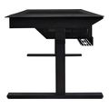 lian li dk07x motorised standing desk station e atx x2 single or dual e atx pc desk extra photo 4
