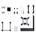 lian li hydroshift lcd 360 no fans black aio cpu liquid cooler extra photo 1