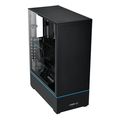 lian li sup01 black 45lt minimal footprint case for vertical gpu argb strips w 3x 120mm fans extra photo 1