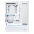 lian li sup01 white 45lt minimal footprint case for vertical gpu argb strips w 3x 120mm fans extra photo 1