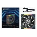 lian li unifan sl wireless lcd 120 1pcs black case fan extra photo 4