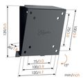 vogel s ma2000 fixed tv wall mount extra photo 2