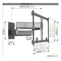 vogel s tvm 5855 full motion tv wall mount black extra photo 1 vogel s tvm 5855 full motion tv wall mount black extra photo 1