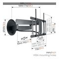 vogel s tvm 7675 motorized tv wall mount black extra photo 2 vogel s tvm 7675 motorized tv wall mount black extra photo 2