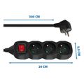 esperanza elk211k power strip 3 mprizes me diakopti 3m black extra photo 2 esperanza elk211k power strip 3 mprizes me diakopti 3m black extra photo 2