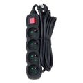esperanza elk213k power strip 4 mprizes me diakopti 3m black extra photo 1 esperanza elk213k power strip 4 mprizes me diakopti 3m black extra photo 1