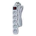 esperanza elk215w power strip 5 mprizes me diakopti 3m white extra photo 1 esperanza elk215w power strip 5 mprizes me diakopti 3m white extra photo 1