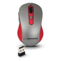 esperanza em131r wireless 24ghz optical mouse 6d usb adara red extra photo 1