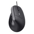 trust bayo ii ergonomic wired mouse black extra photo 1