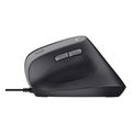 trust bayo ii ergonomic wired mouse black extra photo 3