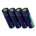 trust usb c rechargeable batteries 4 pieces aa extra photo 1