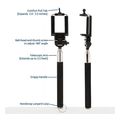 lamtech 3in1 bluetooth selfie stick for smartphones action cameras and digital cameras lam112884 extra photo 4