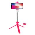 lamtech 2in1 tripod selfie stick rose red lam020373 extra photo 1 lamtech 2in1 tripod selfie stick rose red lam020373 extra photo 1