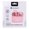 lamtech bluetooth 50 tws earphones with charging dock pink lam112839 extra photo 5