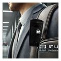 lamtech retractable bt 53 clip on headset black hanging cord lam000476 extra photo 1