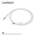 lamtech audiocable braided 1m 35mm to 35mm white lam445196 extra photo 3