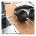 lamtech audiocable braided 1m 35mm to 35mm white lam445196 extra photo 7