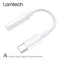 lamtech type c adapter cable audio jack 35mm white lam023831 extra photo 4
