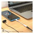 lamtech type c adapter cable audio jack 35mm white lam023831 extra photo 6