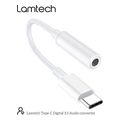 lamtech type c adapter cable audio jack 35mm white lam023831 extra photo 7