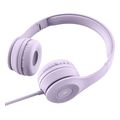 lamtech extra bass stereo headphones with mic purple lam113737 extra photo 2