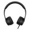 lamtech extra bass stereo headphones with mic black lam020724 extra photo 1