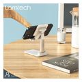 lamtech 2in1 folding desktop stand for smartphones and tablets white lam111672 extra photo 5