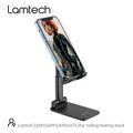 lamtech 2in1 folding desktop stand for smartphones and tablets black lam111689 extra photo 1