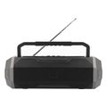 lamtech portable fm radio speaker with flashlight mobile phone holder lam023152 extra photo 1
