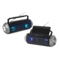 lamtech portable fm radio speaker with flashlight mobile phone holder lam023152 extra photo 4