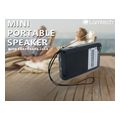 lamtech 2 band fm am radio with earphones jack black lam112549 extra photo 2