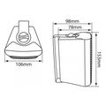 adastra bc3v indoor speaker 100v white temaxio extra photo 2