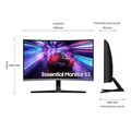 othoni samsung ls27d396gauxen curved 27 fhd 100hz black extra photo 1
