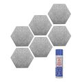 audiodesigner pet hexagon grey 6 ixoaporrofitika panel 20 cm 1 tm me benzinokolla set extra photo 1