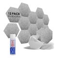 audiodesigner pet hexagon grey 12 ixoaporrofitika panel 20 cm 2 tm doro benzinokolla set extra photo 1