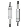 chord s3j075 kalodio 35mm trs jack 35mm jack 075m temaxio extra photo 1