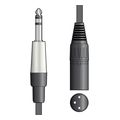 chord s6j xm150 kalodio ixoy 63mm trs jack plug xlr male 15m temaxio extra photo 1
