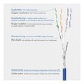 logilink patch cable cat6a tpe slimline blue 15m extra photo 5