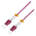 logilink fiber patch cord om4 lc lc 2m duplex extra photo 1