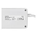 logilink outlet strip 6 safety sockets w switch for each socket white extra photo 2