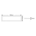 geyer led panel slim 120x30 40w 3000k 3600lm extra photo 1