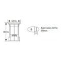 geyer fotistiko led dapedoy 2w 3000k 90lm ip68 f58mm extra photo 1